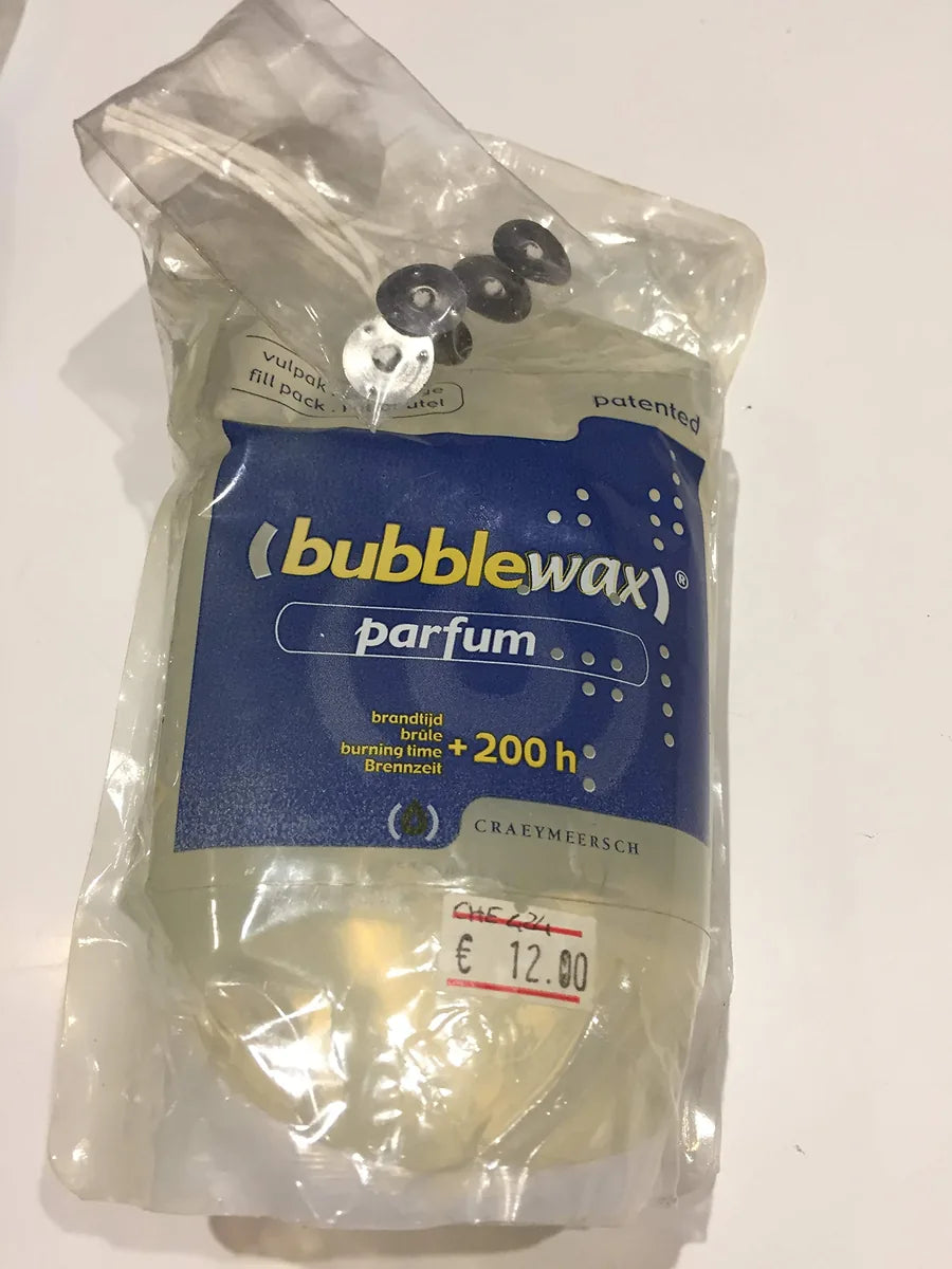 ESTEBAN BUBBLEWAX Cera per Candele 600 ML con 5 stoppini colori assortiti