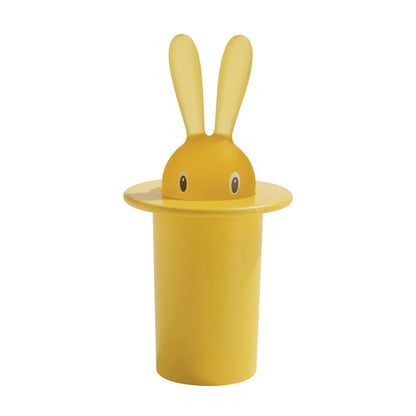 Alessi — Magic Bunny ASG16 Y | Portastuzzicadenti in resina giallo