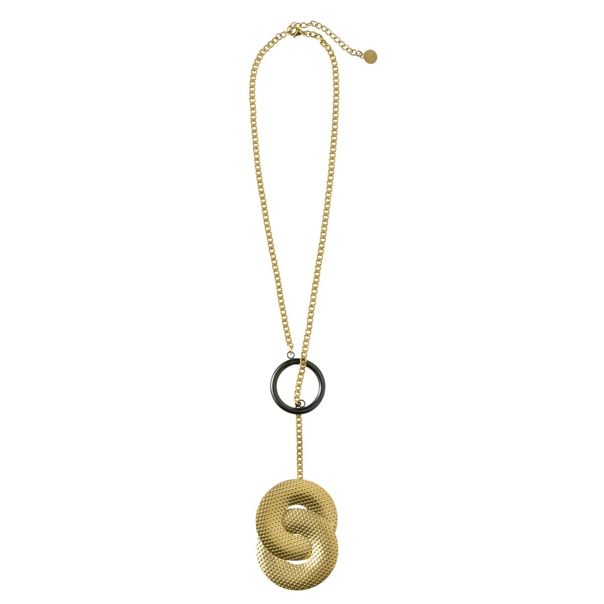 Alessi — Acta ESA01 ESA01 1 | Collana in acciaio PVD oro Salmistraro
