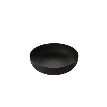 Alessi — JM17/24 JM17/24 BT | Cestino rotondo nero Jasper Morrison