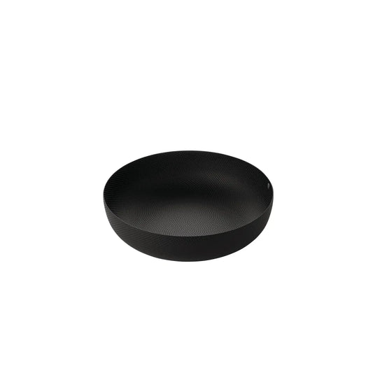 Alessi — JM17/24 JM17/24 BT | Cestino rotondo nero Jasper Morrison