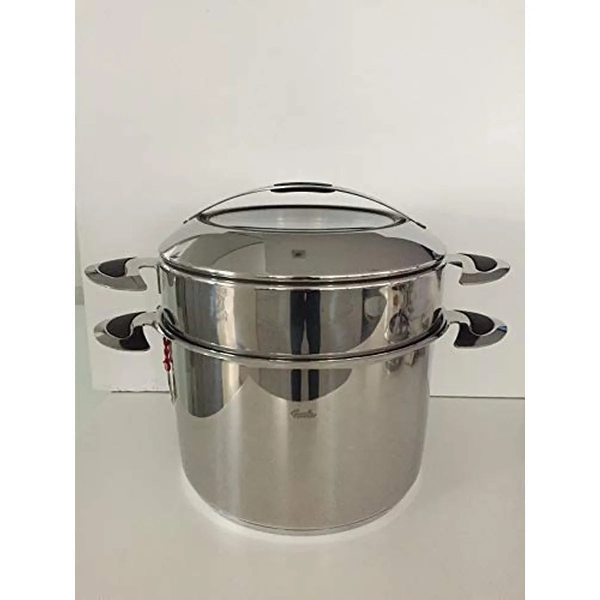 Fissler Pentola a Vapore 24cm 3 Pezzi acciaio inox