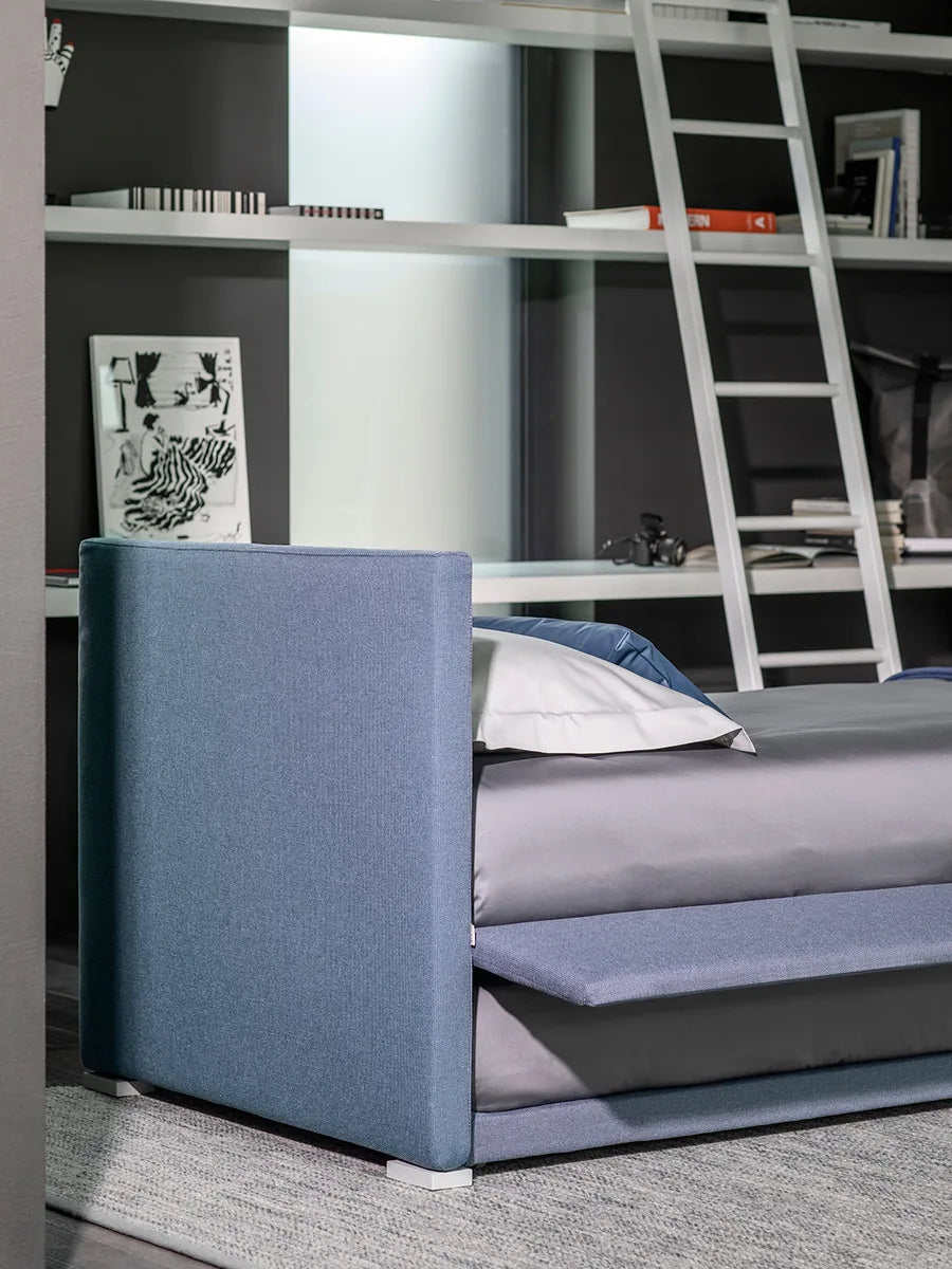 Flou Biss Trasformabile letto singolo trasformabile con contenitore salvaspazio design italiano