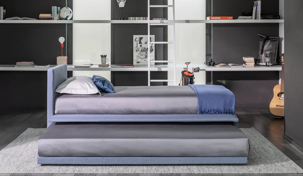 Flou Biss Trasformabile letto singolo trasformabile con contenitore salvaspazio design italiano