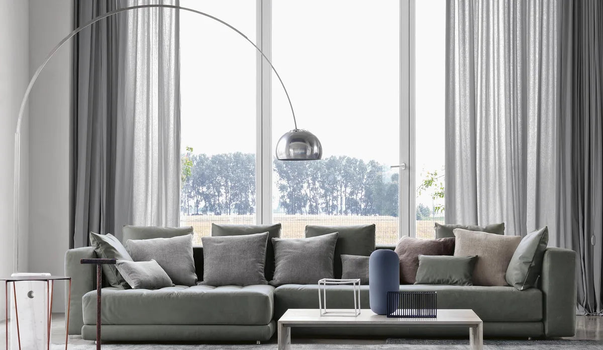Flou Doze Componibile - divano modulare in tessuto, design Rodolfo Dordoni