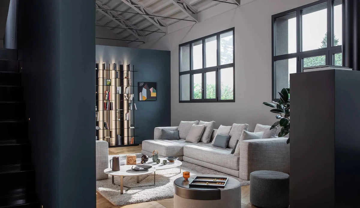 Flou Doze Componibile - divano modulare in tessuto, design Rodolfo Dordoni