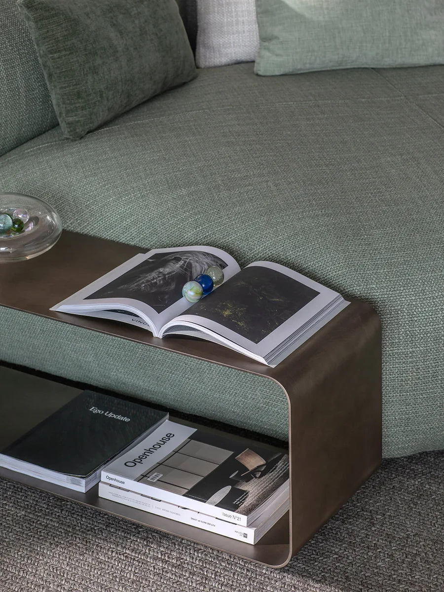 Flou Fiocco divano componibile modulare con sedute e chaise-longue - design Pinuccio Borgonovo