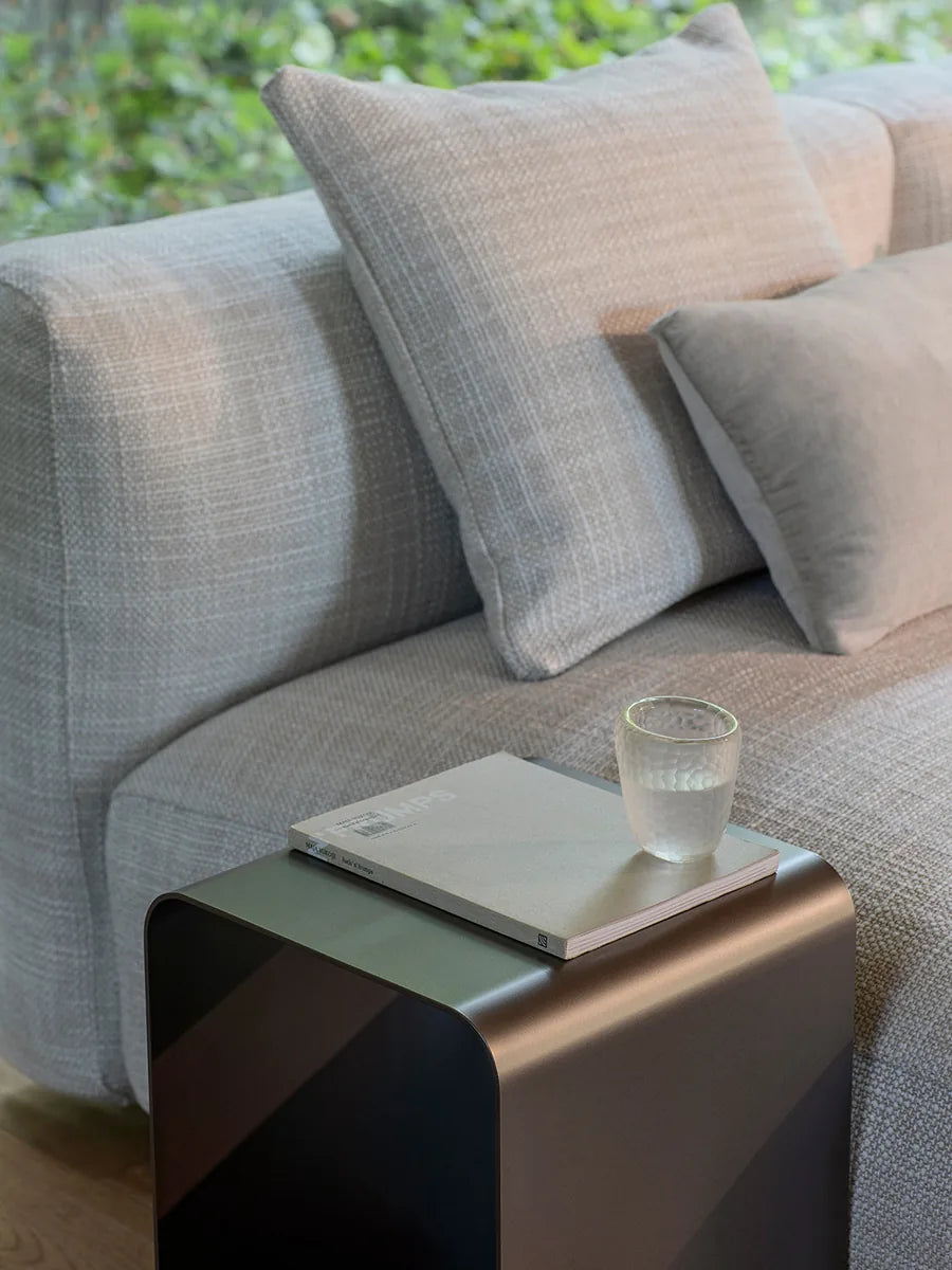 Flou Fiocco divano componibile modulare con sedute e chaise-longue - design Pinuccio Borgonovo