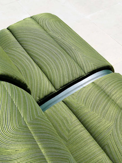 Flou Flora letto componibile design italiano, sedute doppie e singole in sistema modulare