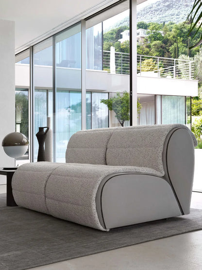 Flou Flora letto componibile design italiano, sedute doppie e singole in sistema modulare