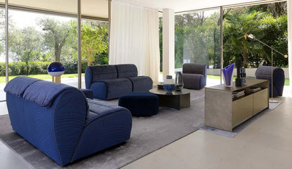 Flou Flora letto componibile design italiano, sedute doppie e singole in sistema modulare