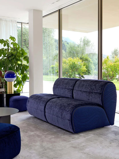 Flou Flora letto componibile design italiano, sedute doppie e singole in sistema modulare