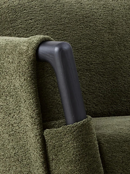 Flou Gaudí letto legno massello e tessile design Matteo Nunziati