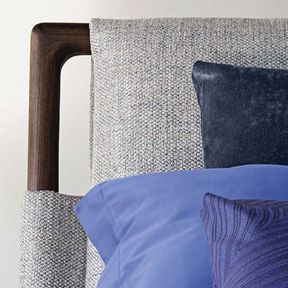 Flou Gaudí Matrimoniale - letto in legno massello con rivestimento tessile, design italiano