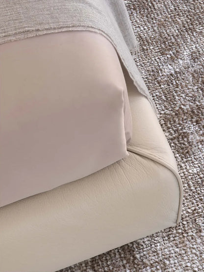 Flou Gentleman Testata Alta letto matrimoniale design Carlo Colombo rivestimento double-face