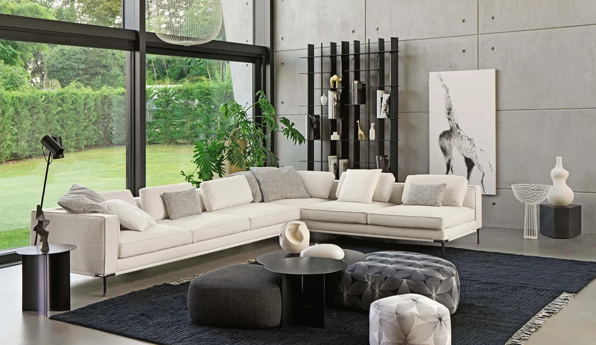 Flou Icon Componibile - letto componibile design moderno in legno e tessuto