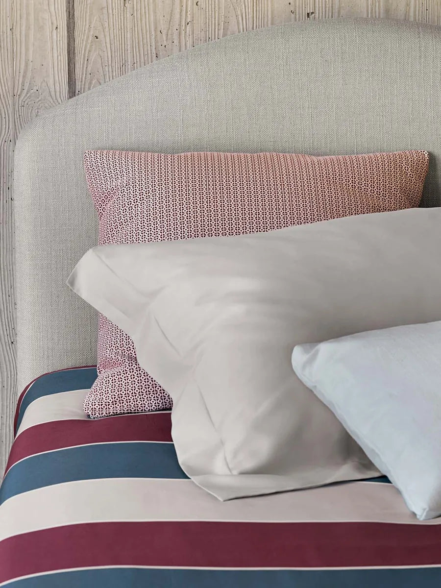 Flou Magnolia Singolo - Letto singolo design italiano con testata imbottita, base a molle Leonardo in tessuto