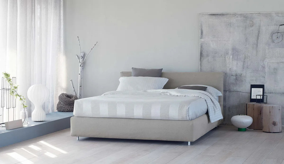 Flou Merkurio Matrimoniale letto imbottito design Rodolfo Dordoni