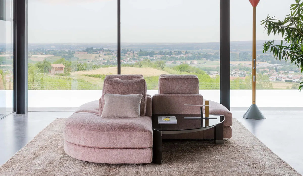 Flou Myplace Componibile - divano modulare design italiano con seduta regolabile