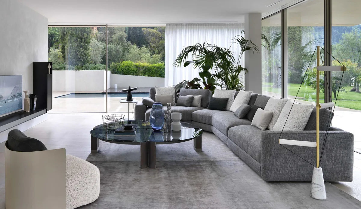Flou Myplace Componibile - divano modulare design italiano con seduta regolabile