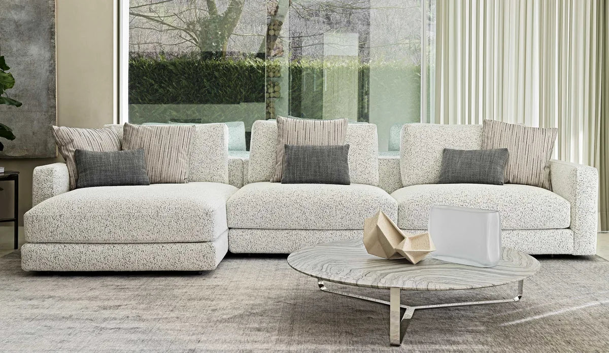 Flou Myplace Componibile - divano modulare design italiano con seduta regolabile