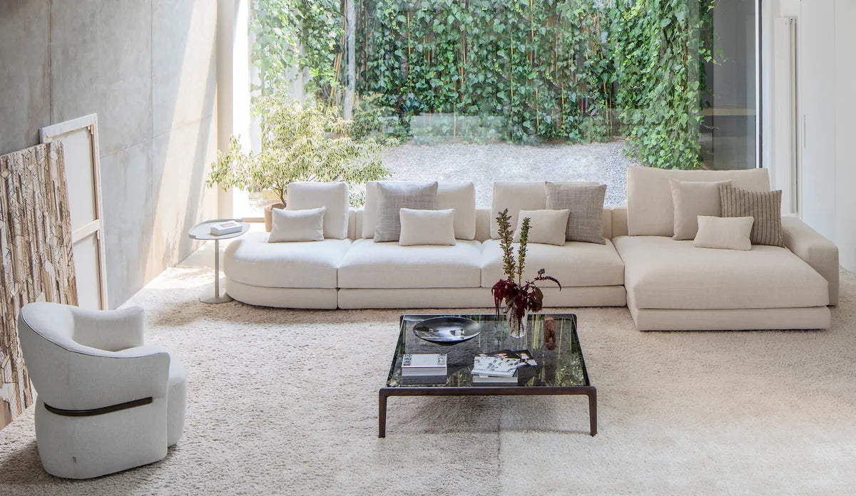 Flou Myplace Componibile - divano modulare design italiano con seduta regolabile