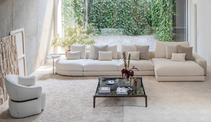 Flou Myplace Componibile - divano modulare design italiano con seduta regolabile