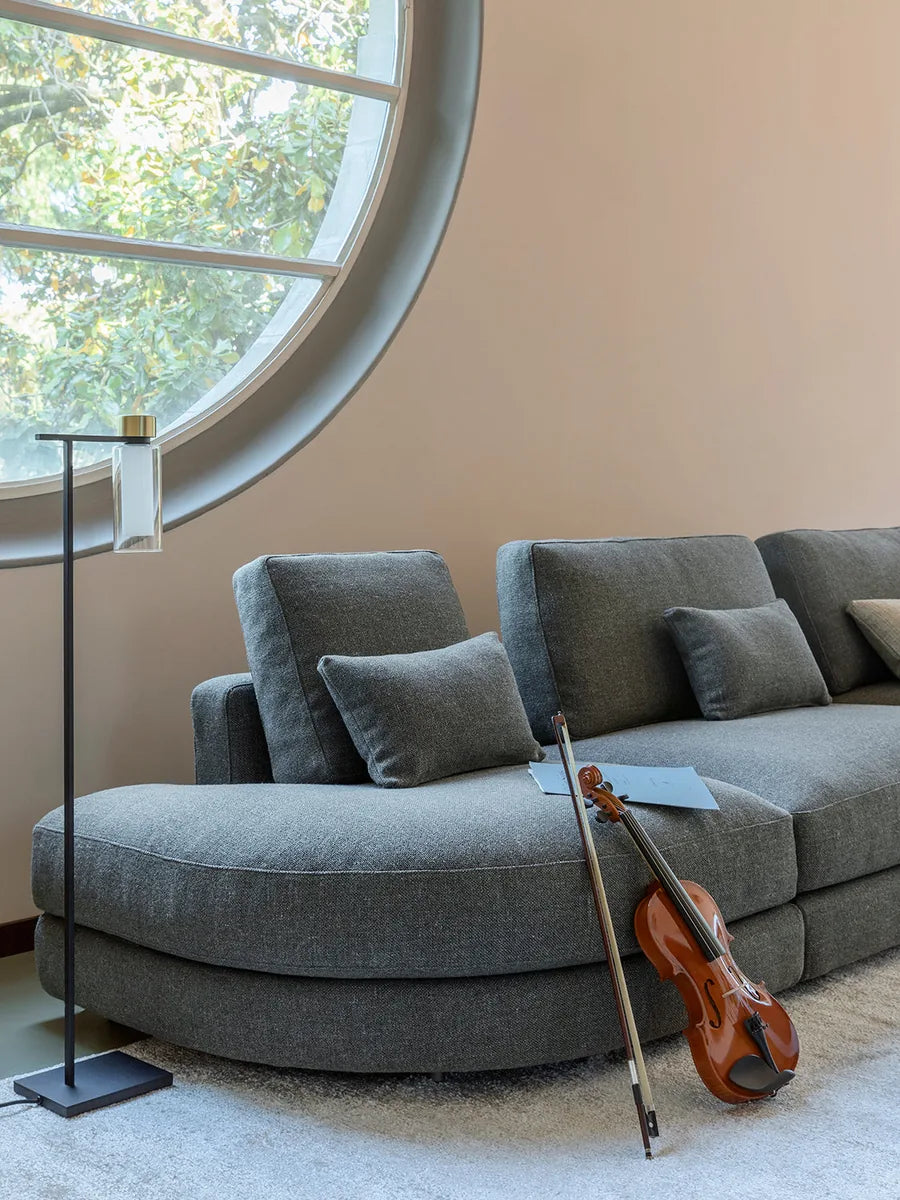 Flou Myplace Componibile - divano modulare design italiano con seduta regolabile