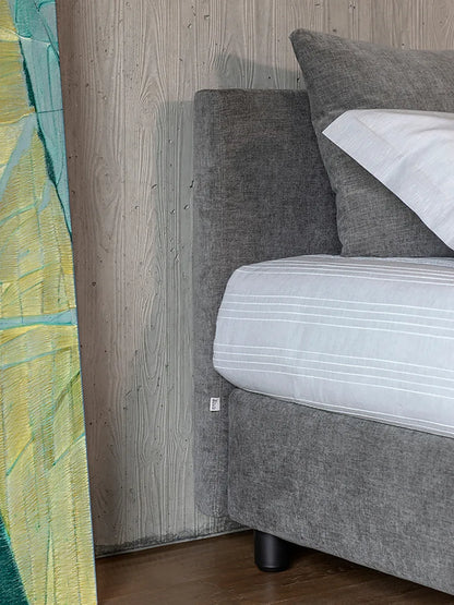 Flou Notturno 2 Singolo letto singolo design tessuto pelle