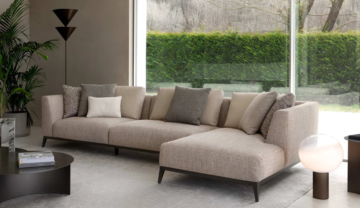 Flou Olivier Componibile - letto componibile design italiano, elegante e modulare per camere moderne