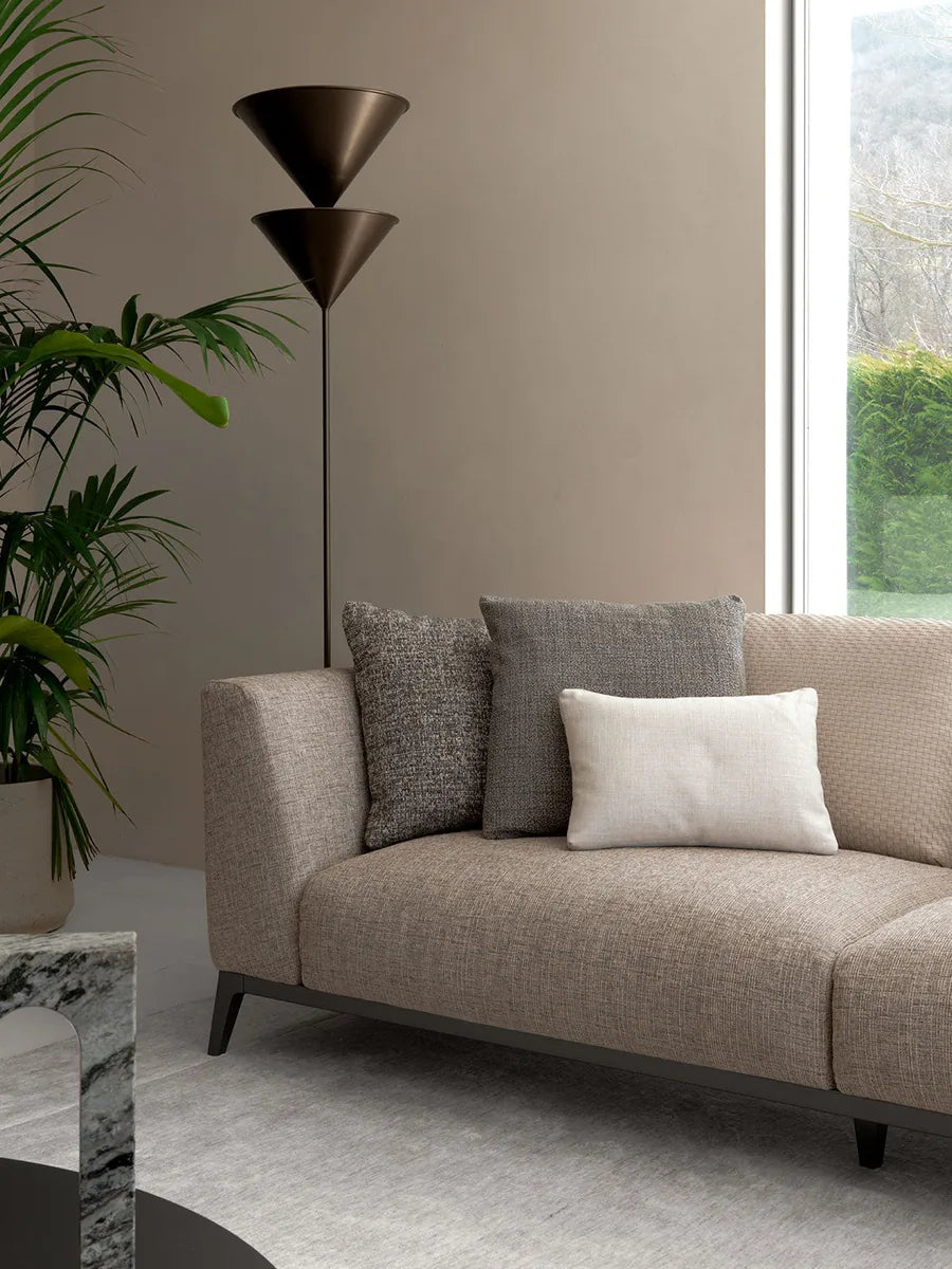 Flou Olivier Componibile - letto componibile design italiano, elegante e modulare per camere moderne