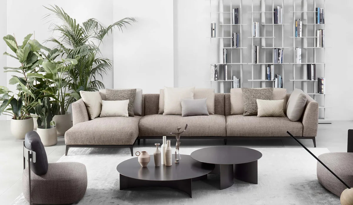 Flou Olivier Componibile - letto componibile design italiano, elegante e modulare per camere moderne