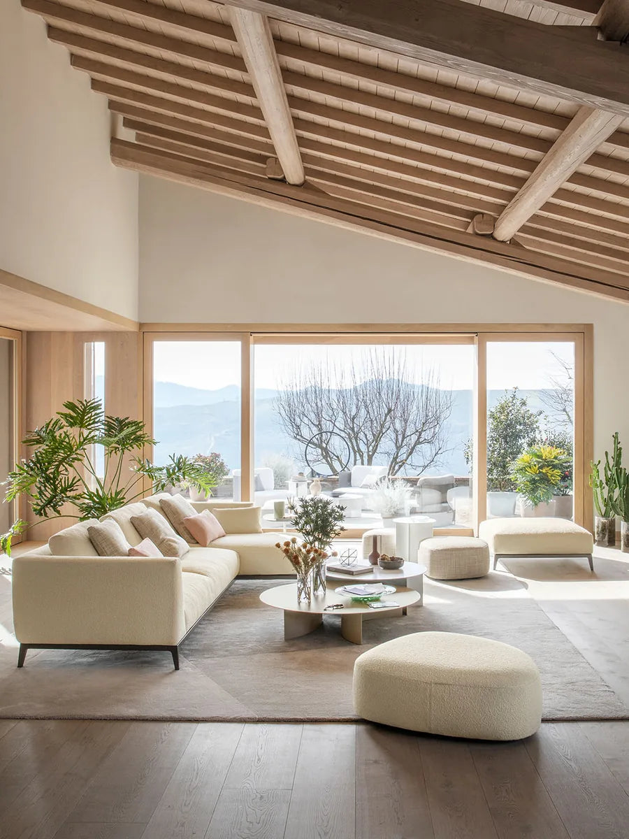 Flou Olivier Componibile - letto componibile design italiano, elegante e modulare per camere moderne