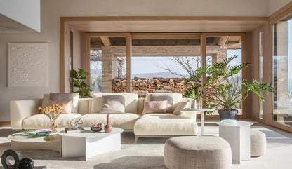 Flou Olivier Componibile - letto componibile design italiano, elegante e modulare per camere moderne