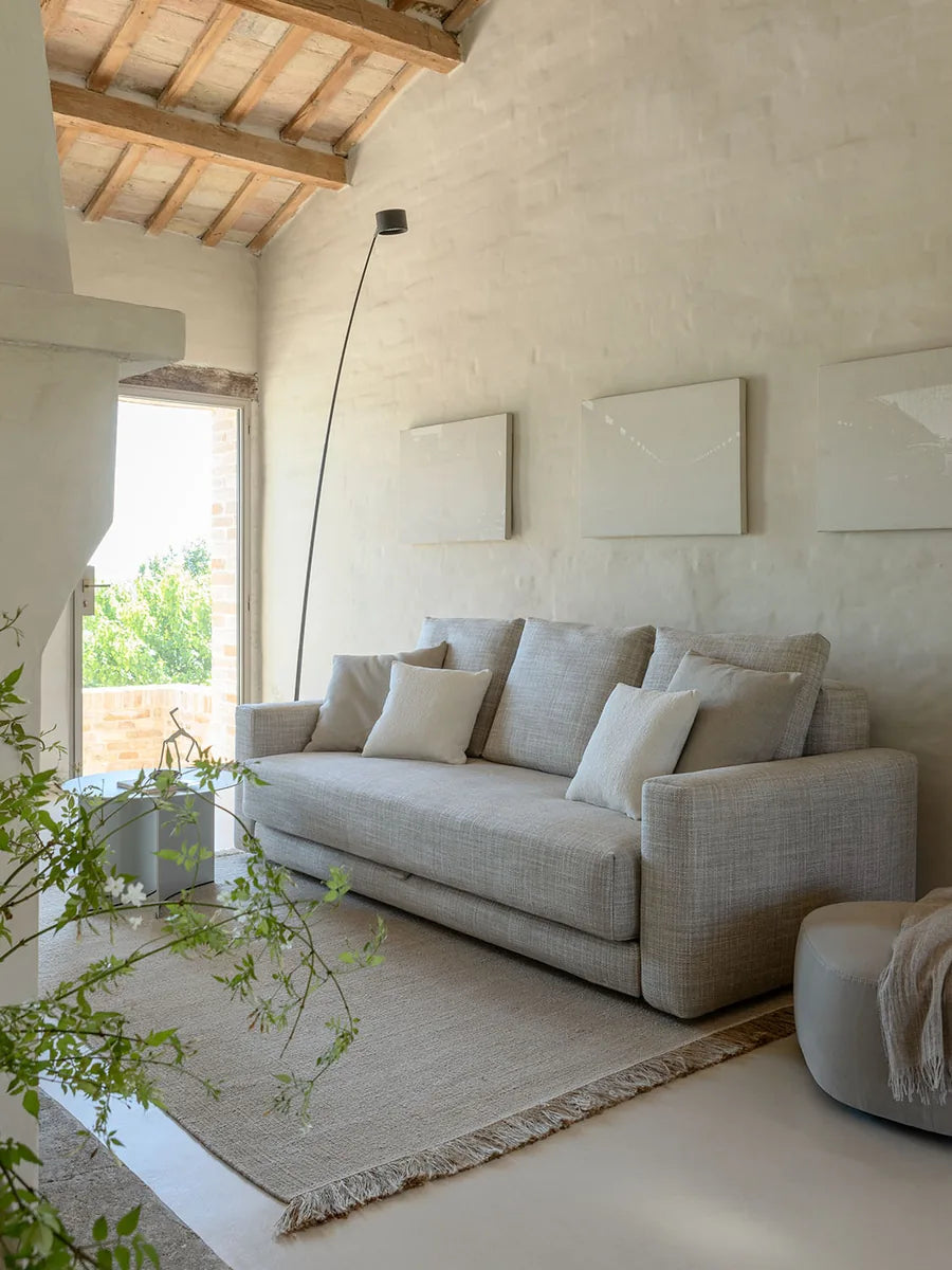 Flou PiazzaDuomo Trasformabile - Divano letto design trasformabile in tessuto