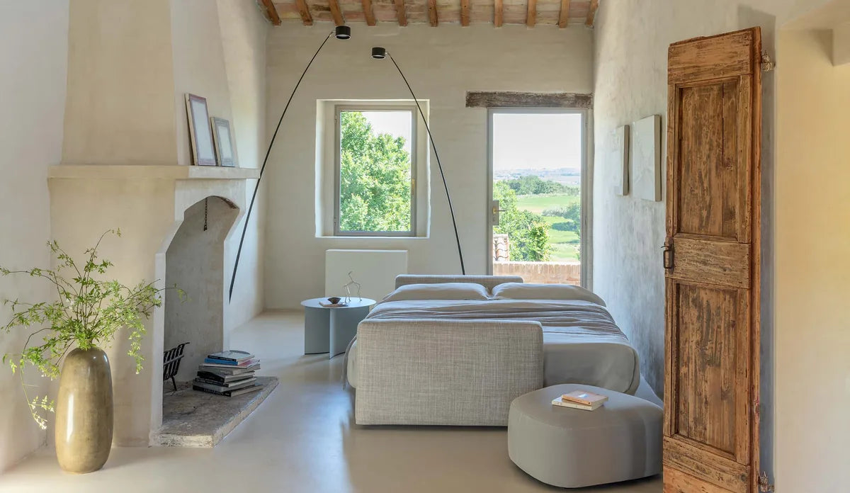 Flou PiazzaDuomo Trasformabile - Divano letto design trasformabile in tessuto