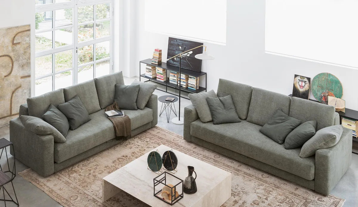 Flou PiazzaDuomo Trasformabile - Divano letto design trasformabile in tessuto