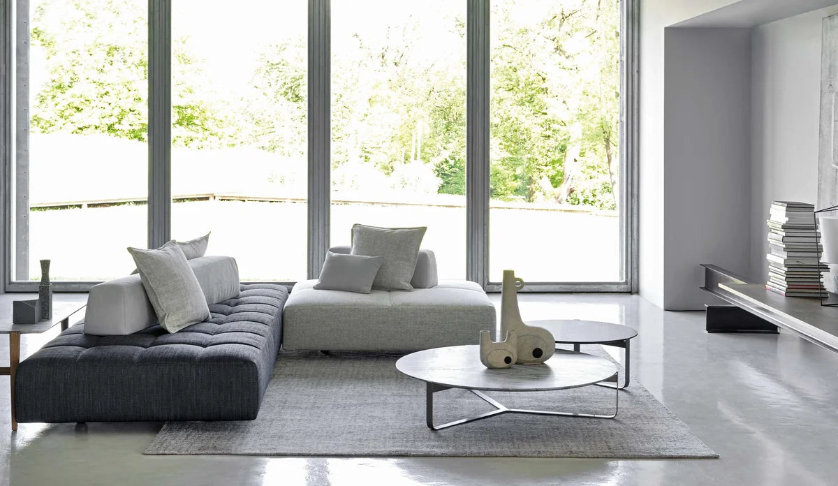 Flou Softbench Componibile - divano modulare con schienali mobili, design italiano