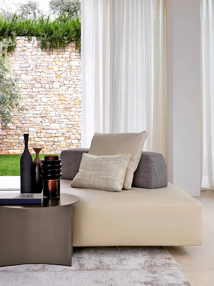 Flou Softbench Componibile - divano modulare con schienali mobili, design italiano
