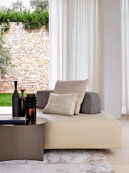 Flou Softbench Componibile - divano modulare con schienali mobili, design italiano