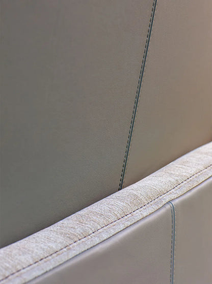 Flou Yuna Matrimoniale - Letto tessile design Carlo Colombo con testata imbottita generosa