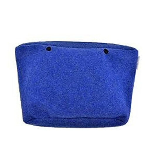 Fullspot O Bag Mini Canvas Feltro blu avio - borsa in canvas e feltro