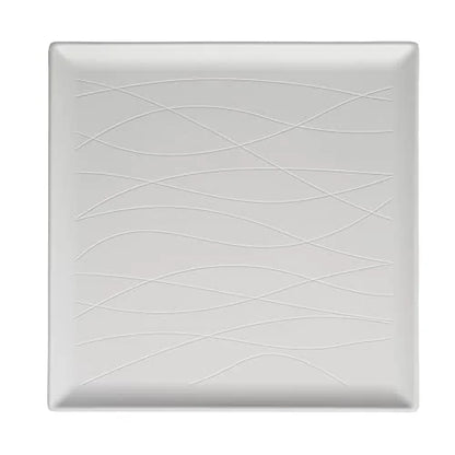 Galbiati Milano piatto portata Tahiti porcellana bianco brillante quadrato 30,5 cm