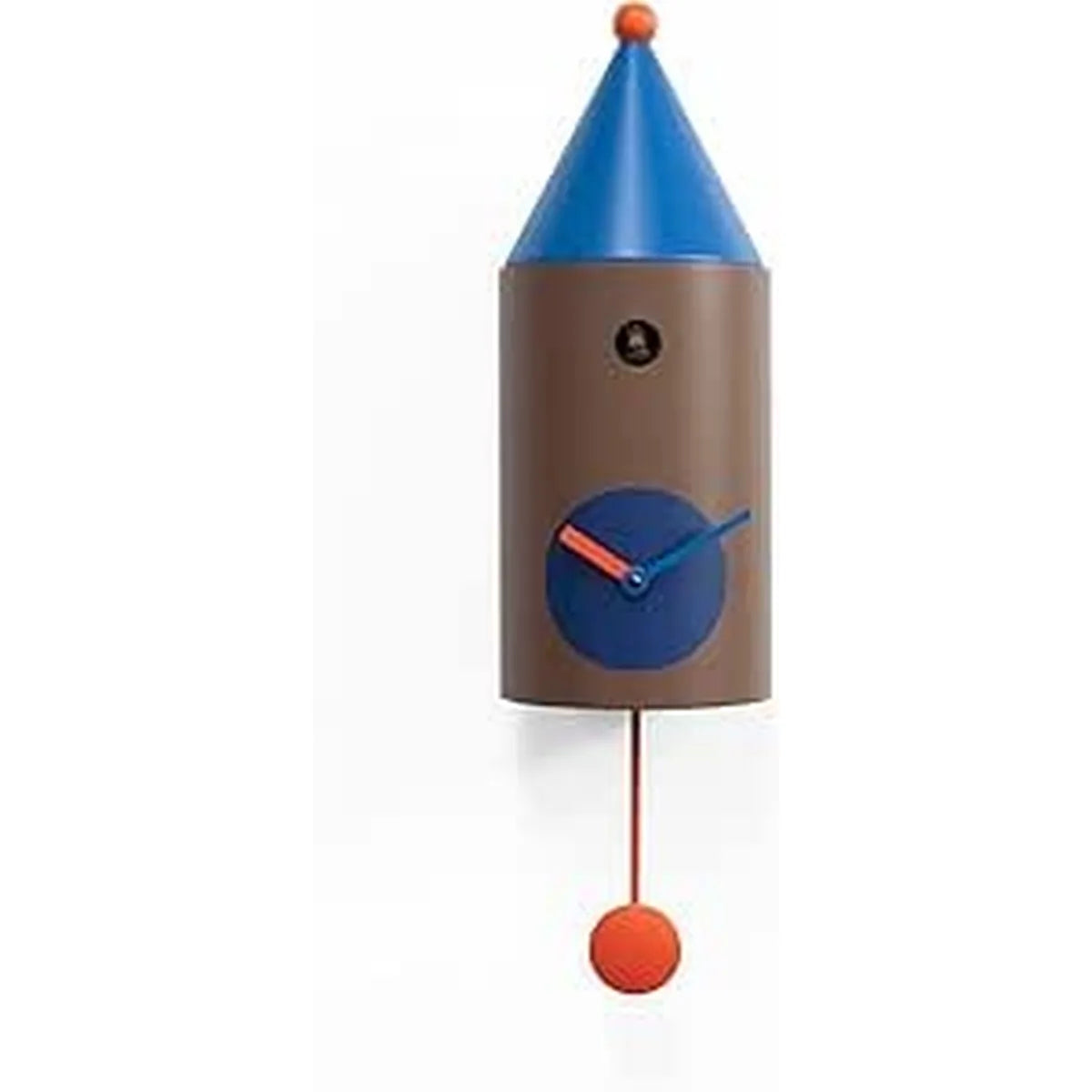 Progetti Cucù Ceraunavolta Alberto Sala - orologio da parete design blu marrone arancio