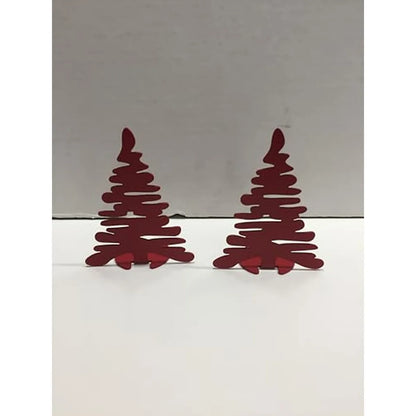 Alessi decorazione parete albero Natale rosso design italiano