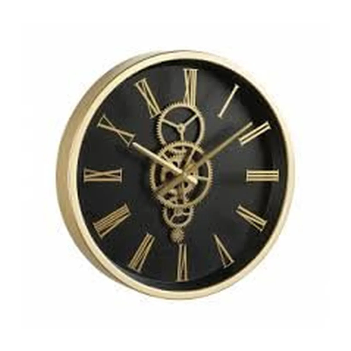 Mascagni orologio da muro Ingranaggio 46cm oro e legno design moderno