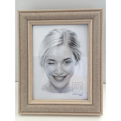Mascagni portafoto in legno naturale 13x18 tinta unita