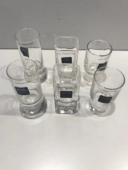 Il mio negozio - Servizio 6 Bicchieri Liquore Cristallo Design Toshiyuki Kita - Trasparente