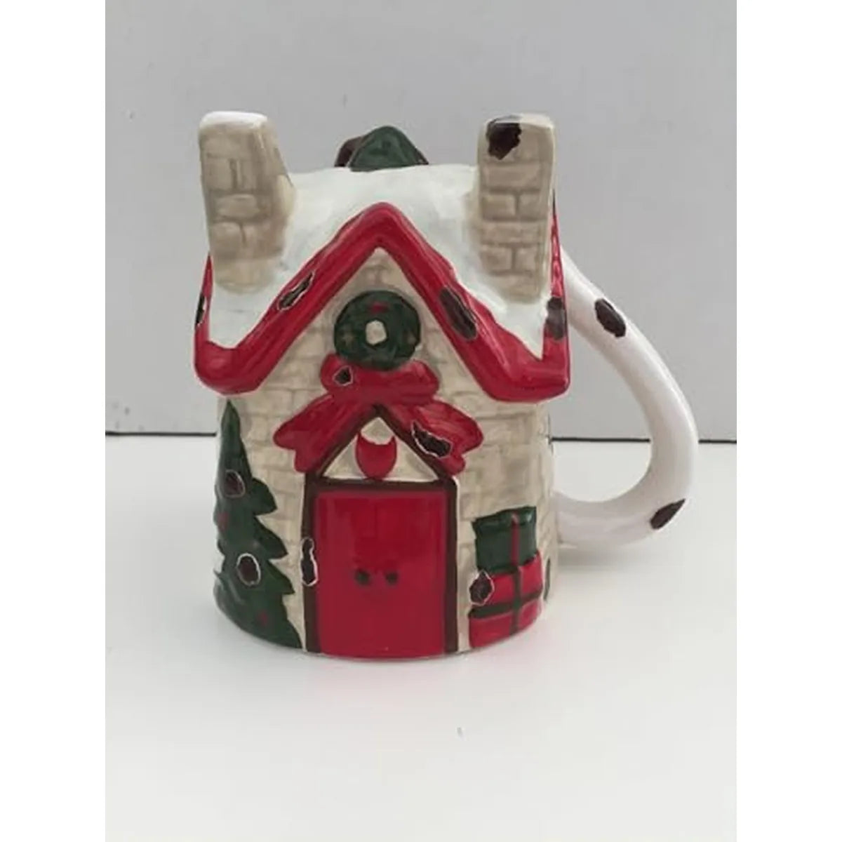 Stilmobili tazza Natale paesaggio in ceramica - design festivo italiano