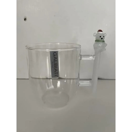 Stilmobili tazza orso polare 420 ml in ceramica con fantasia colorata